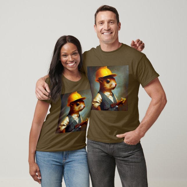 Squirrel Construction Foreman T-Shirt (Unisex)