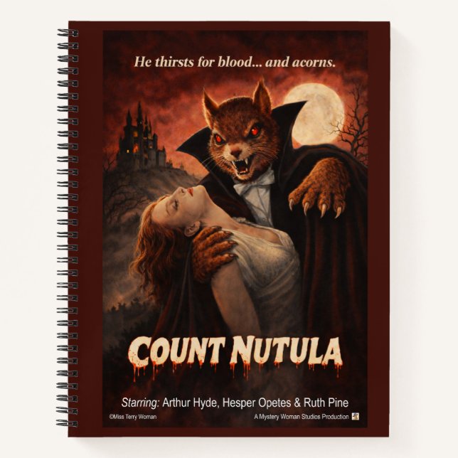 Squirrel Crab Monsters Parody Notebook (Front)