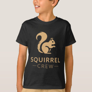 Squirrel Crew Climbing Ck Nature Fan Funny Woodlan T-Shirt