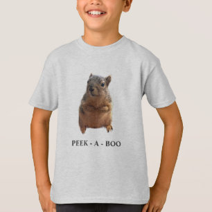 Squirrel Customisable Personalise Kid's T-Shirt 