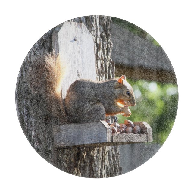 Squirrel Cutting Board (Front)