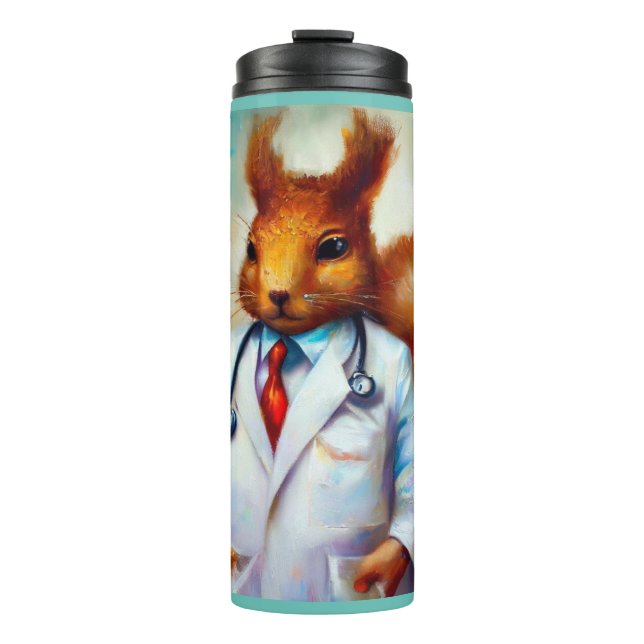 Squirrel Doctor Thermal Tumbler (Front)