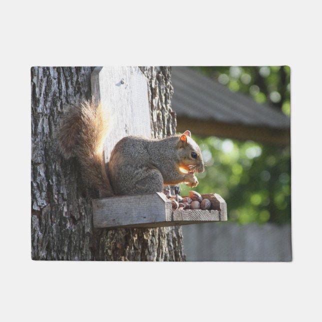 Squirrel Doormat (Front)