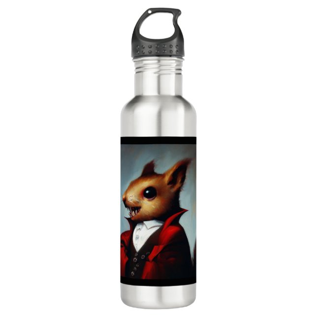 Squirrel Dracula 710 Ml Water Bottle (Front)