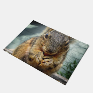 Squirrel Eating 1 Doormat