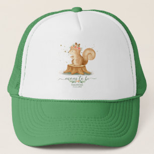 Squirrel Family wildlife baby newborn Trucker Hat