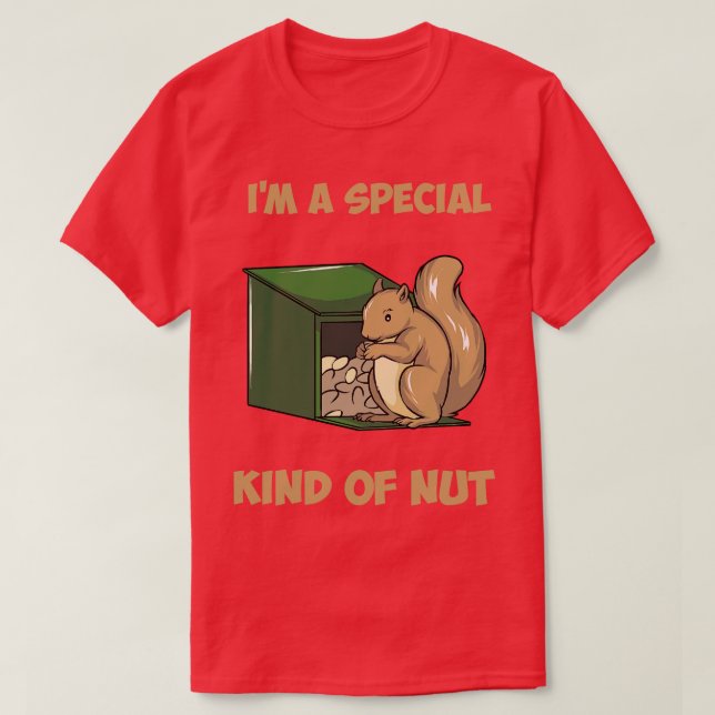 Squirrel Feeder T-Shirt (Design Front)
