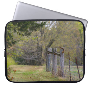 Squirrel Fence Pose Laptop Sleeve