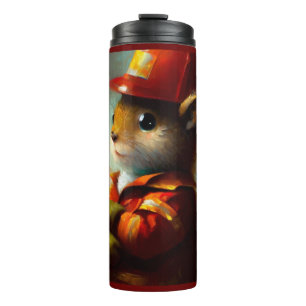 Squirrel Firefighter Thermal Tumbler