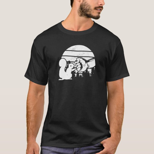 Squirrel Fist Bump Squirrel   Squirrel T-Shirt (Front)