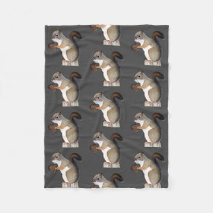 Squirrel Fleece Blanket
