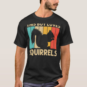 Squirrel For Boys Kids Squirrel Chipmunk 80s T-Shirt