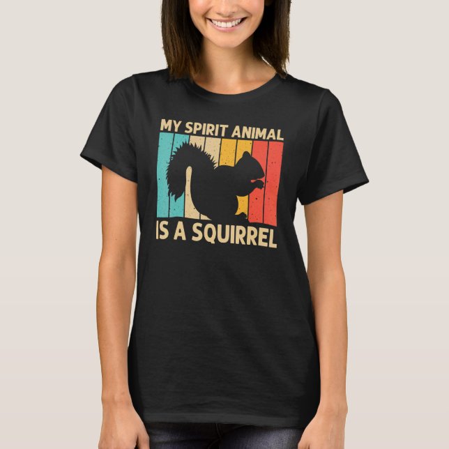 Squirrel For Men Women Squirrel  Chipmunk 80s 7 T-Shirt (Front)