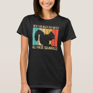 Squirrel For Men Women Squirrel Chipmunk 80s T-Shirt