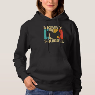 Squirrel For Women Mum Squirrel  Chipmunk 80s Hoodie