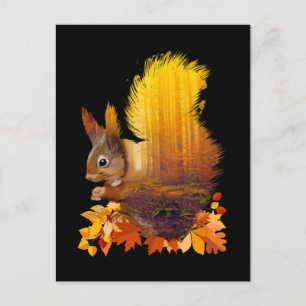 Squirrel Forest Animal Lover Postcard