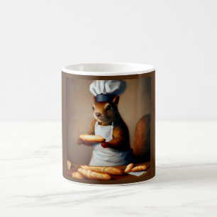 Squirrel French Baker Coffee Mug