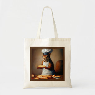Squirrel French Baker Tote Bag