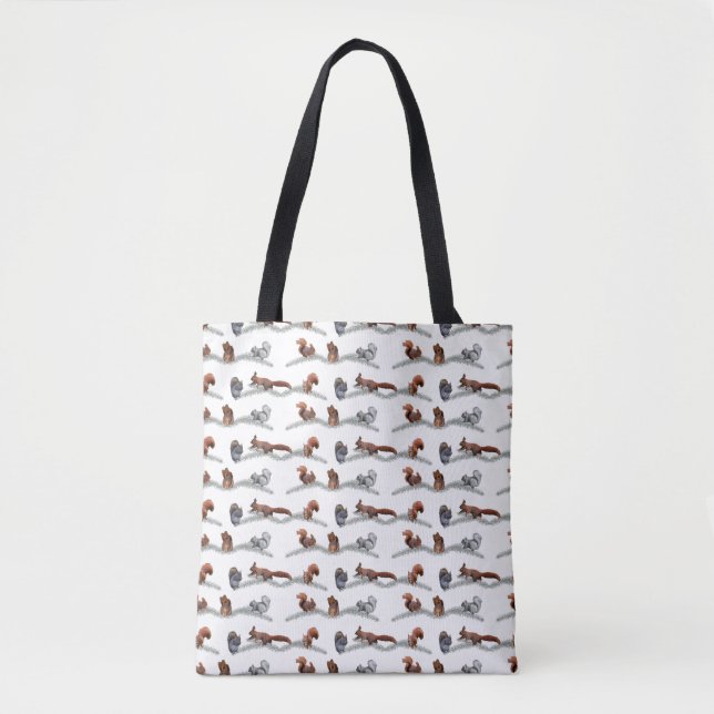 Squirrel Frenzy All Over Print Bag (choose colour) (Front)