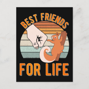 Squirrel Friend Forest Animal Lover Postcard