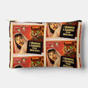 Squirrel from Outer Space Accessory Pouch