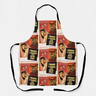 Squirrel from Outer Space Apron