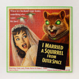 Squirrel from Outer Space Jigsaw Puzzle