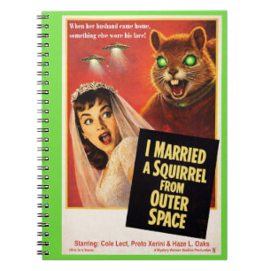 Squirrel from Outer Space Notebook
