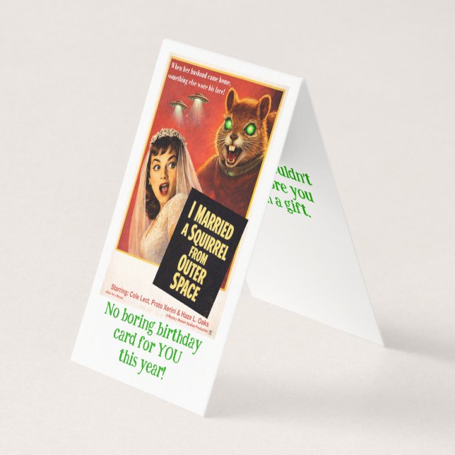 Squirrel from Outer Space Parody (Front)