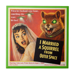 Squirrel from Outer Space Tile