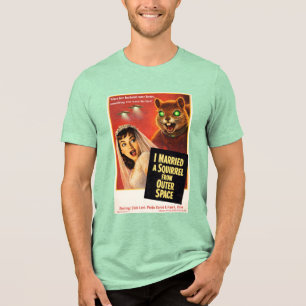 Squirrel from Outer Space Tri-Blend Shirt