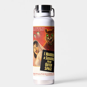 Squirrel from Outer Space Water Bottle