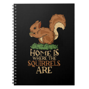 Squirrel Gift Men Squirrel Lover Women Squirrel Notebook
