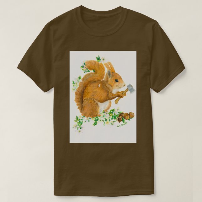 Squirrel goes nuts Classic TShirt (Design Front)