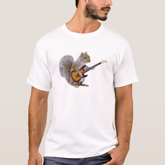Squirrel Guitar T-Shirt (Front)