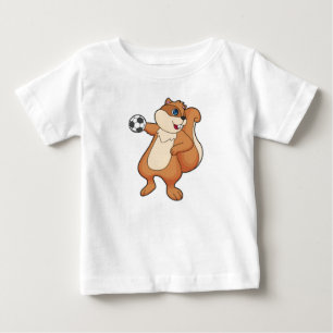 Squirrel Handball player Handball Baby T-Shirt