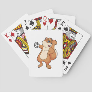 Squirrel Handball player Handball Playing Cards