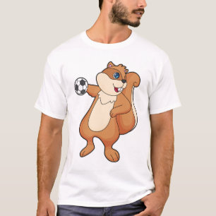 Squirrel Handball player Handball T-Shirt