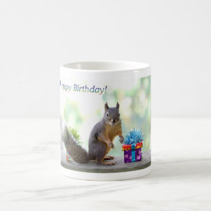 Squirrel Happy Birthday! Coffee Mug