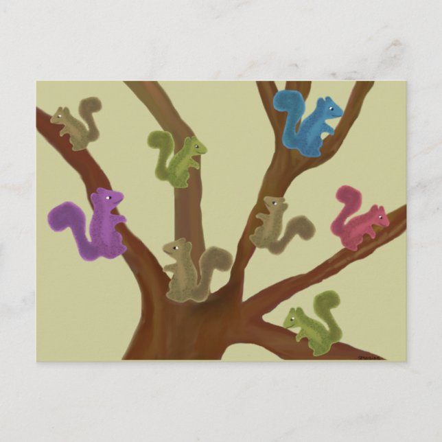 Squirrel Haven Postcard (Front)