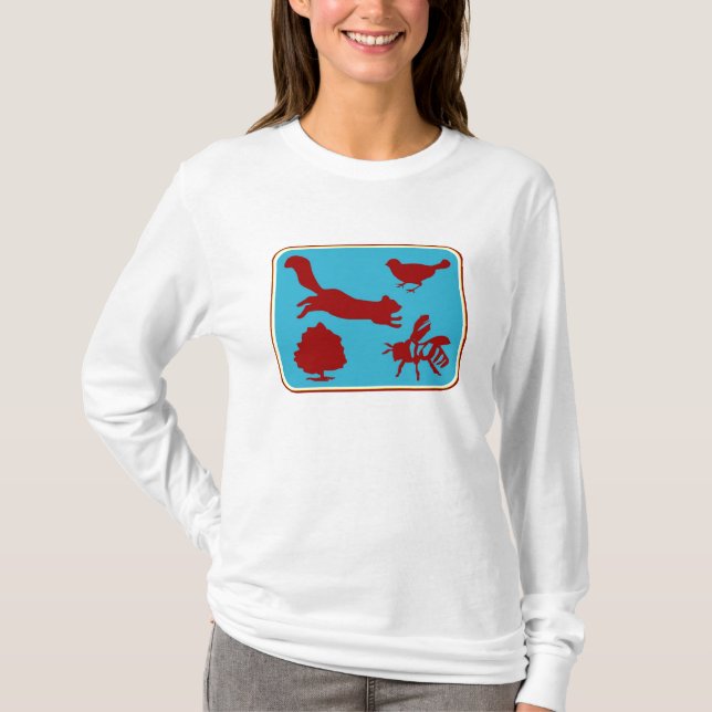 Squirrel Hoodie T-Shirt (Front)