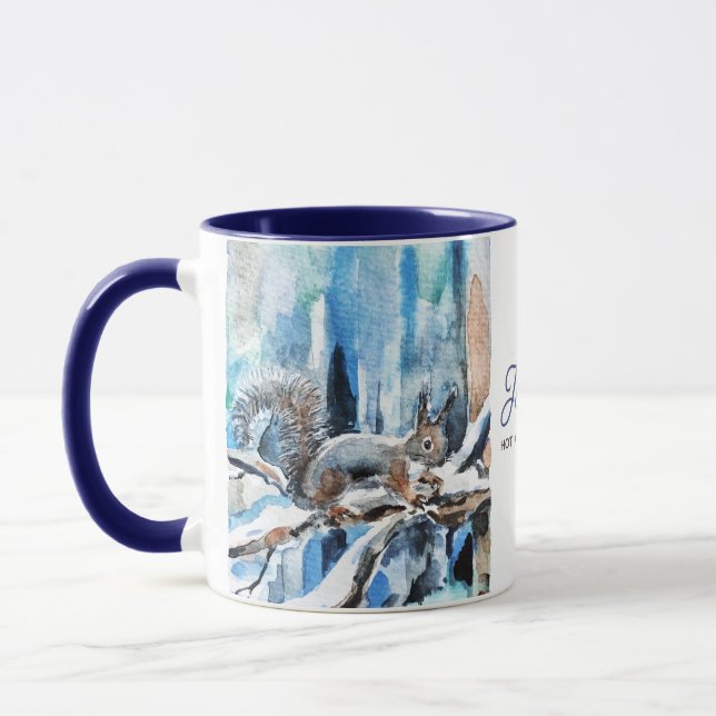 Squirrel hot chocolate mug (Left)