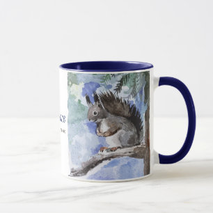 Squirrel hot chocolate mug