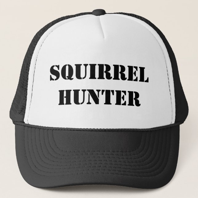 Squirrel Hunter 2.0 Trucker Hat (Front)