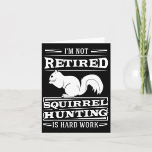 Squirrel Hunter Marrmots Rifle Hunting Chipmunks G Card