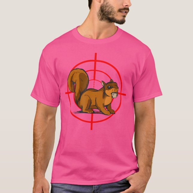 Squirrel Hunter Target Squirrel Hunting Squirrel S T-Shirt (Front)