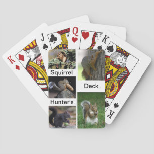 Squirrel Hunter's Deck Of Playing Cards