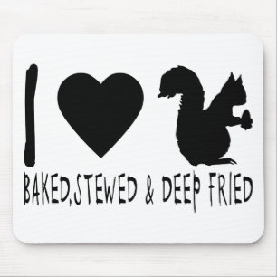 SQUIRREL HUNTING MOUSE MAT