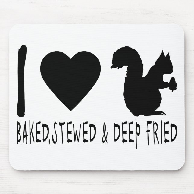 SQUIRREL HUNTING MOUSE MAT (Front)