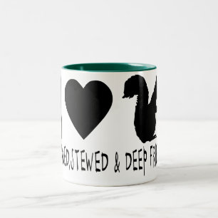 SQUIRREL HUNTING Two-Tone COFFEE MUG